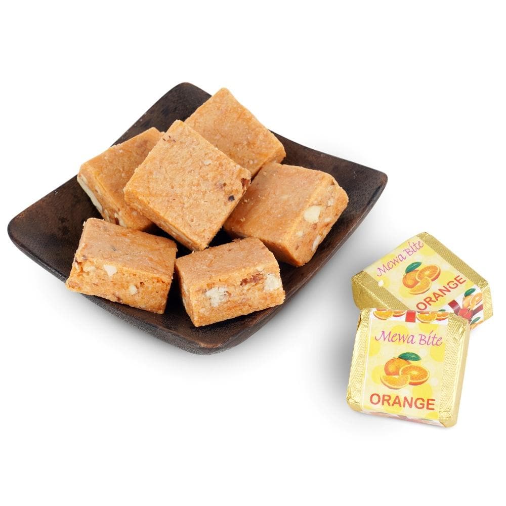 Nathu's Orange Mewa Bites | Swadesiicart