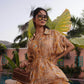 BulBul Ishika Yellow Chanderi Co-Ord Set - Swadesiicart