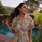 BulBul Ishika Blue Chanderi Co-Ord Set - Swadesiicart