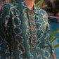 BulBul Aneri Teal Chanderi Co-Ord Set - Swadesiicart