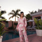 BulBul Dhriti Pink Chanderi Co-Ord Set - Swadesiicart
