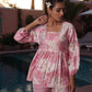 BulBul Dhriti Pink Chanderi Co-Ord Set - Swadesiicart