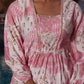 BulBul Dhriti Pink Chanderi Co-Ord Set - Swadesiicart