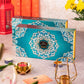 Gourmet Baklava Chocolate Belloria Teal Gift Box | Swadesiicart