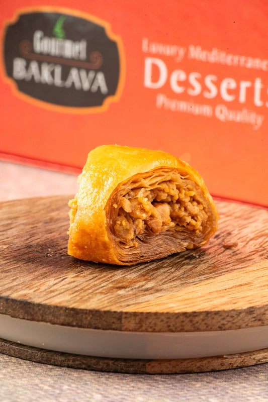 Gourmet Baklava Golden Hamper Box | Swadesiicart