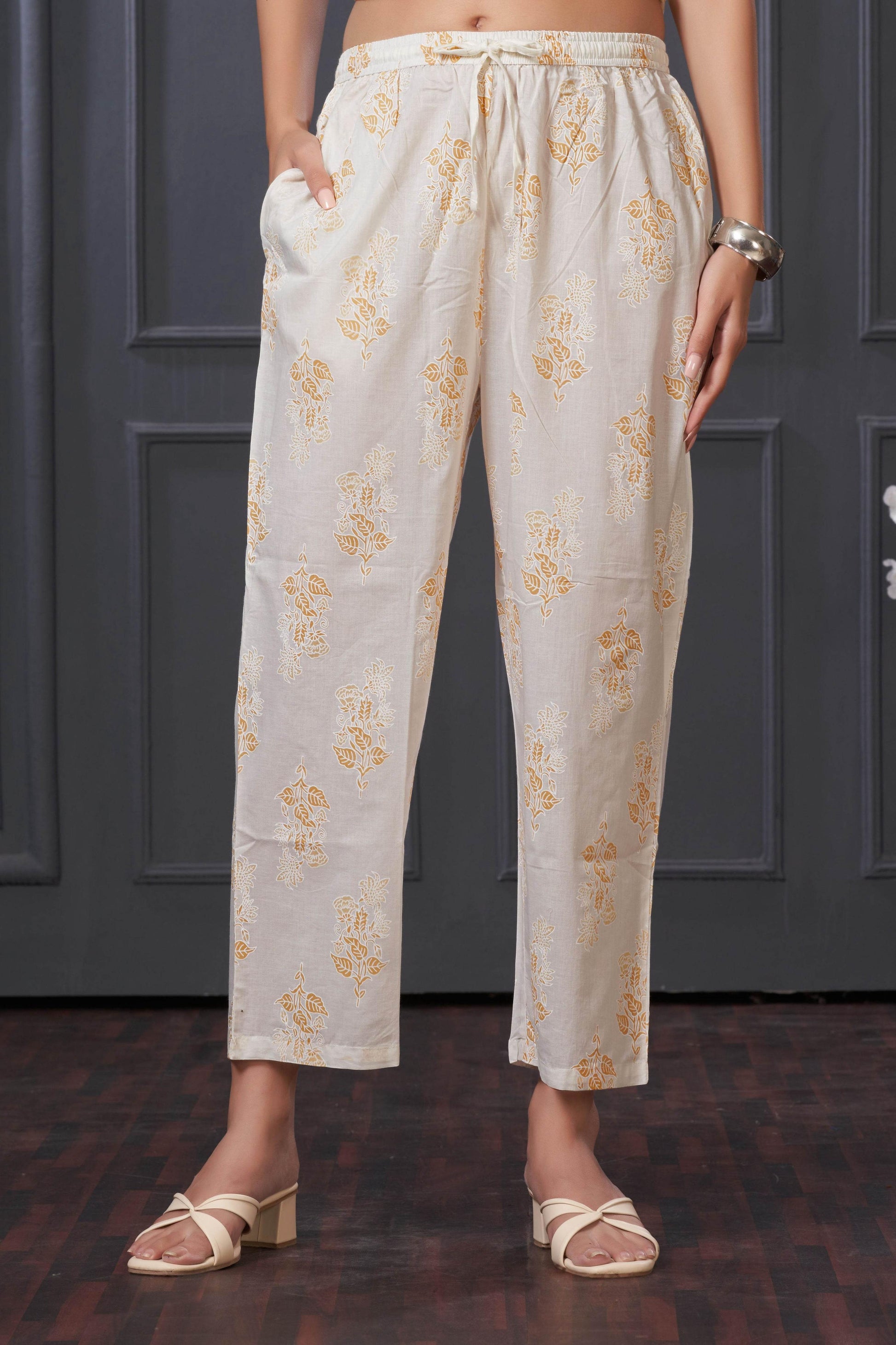 BulBul Women Chaya Off White Co-Ord Set - Swadesiicart