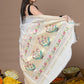 Very Much Indian Rajsi - Handloom Pure Cotton Paithani With Asawali Pallu - White Golden | Swadesiicart