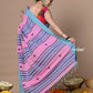 Very Much Indian Rajsi - Handloom Pure Cotton Saree with Classic Border and Pallu - Pink | Swadesiicart