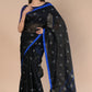 Very Much Indian Pure Linen Saree With Sleek Border and Exclusive Design | Swadesiicart