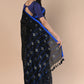 Very Much Indian Pure Linen Saree With Sleek Border and Exclusive Design | Swadesiicart