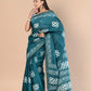 Very Much Indian Authentic Handloom Pure Cotton Saree with Hand Batik Work | Swadesiicart
