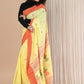 Very Much Indian Handloom Pure Cotton Saree With Handwoven Buttis | Swadesiicart