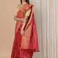 Very Much Indian Exclusive Pure Moonga Tussar Silk Saree With Beautiful Border | Swadesiicart