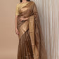 Very Much Indian Exclusive Pure Moonga Tussar Silk Saree With Beautiful Border | Swadesiicart