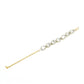 Mominos Fashion Johar Kamal Gold-Polished Finish Stone Choker For Women (White) | Swadesiicart