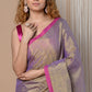 Indian Clothing Very Much Indian VMI Exclusive! Handloom Woven Cotton Zari Saree with Beautiful Sleek Border | Swadesiicart