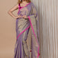 Indian Clothing Very Much Indian VMI Exclusive! Handloom Woven Cotton Zari Saree with Beautiful Sleek Border | Swadesiicart