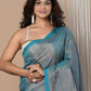 Very Much Indian VMI Exclusive! Handloom Woven Cotton Zari Saree with Beautiful Sleek Border | Swadesiicart