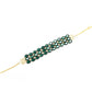 Mominos Fashion Johar Kamal Gold-Polished Finish Stone Choker For Women (Green) | Swadesiicart