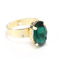 Mominos Fashion Johar Kamal Gold-Polished Finish Stone Choker For Women (Green) | Swadesiicart
