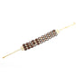 Mominos Fashion Johar Kamal Gold-Polished Finish Stone Choker For Women (Brown) | Swadesiicart