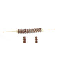 Mominos Fashion Johar Kamal Gold-Polished Finish Stone Choker For Women (Brown) | Swadesiicart