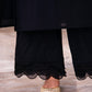 Pomcha Jaipur Kapas Pure Black Co-Ord Set - Swadesiicart