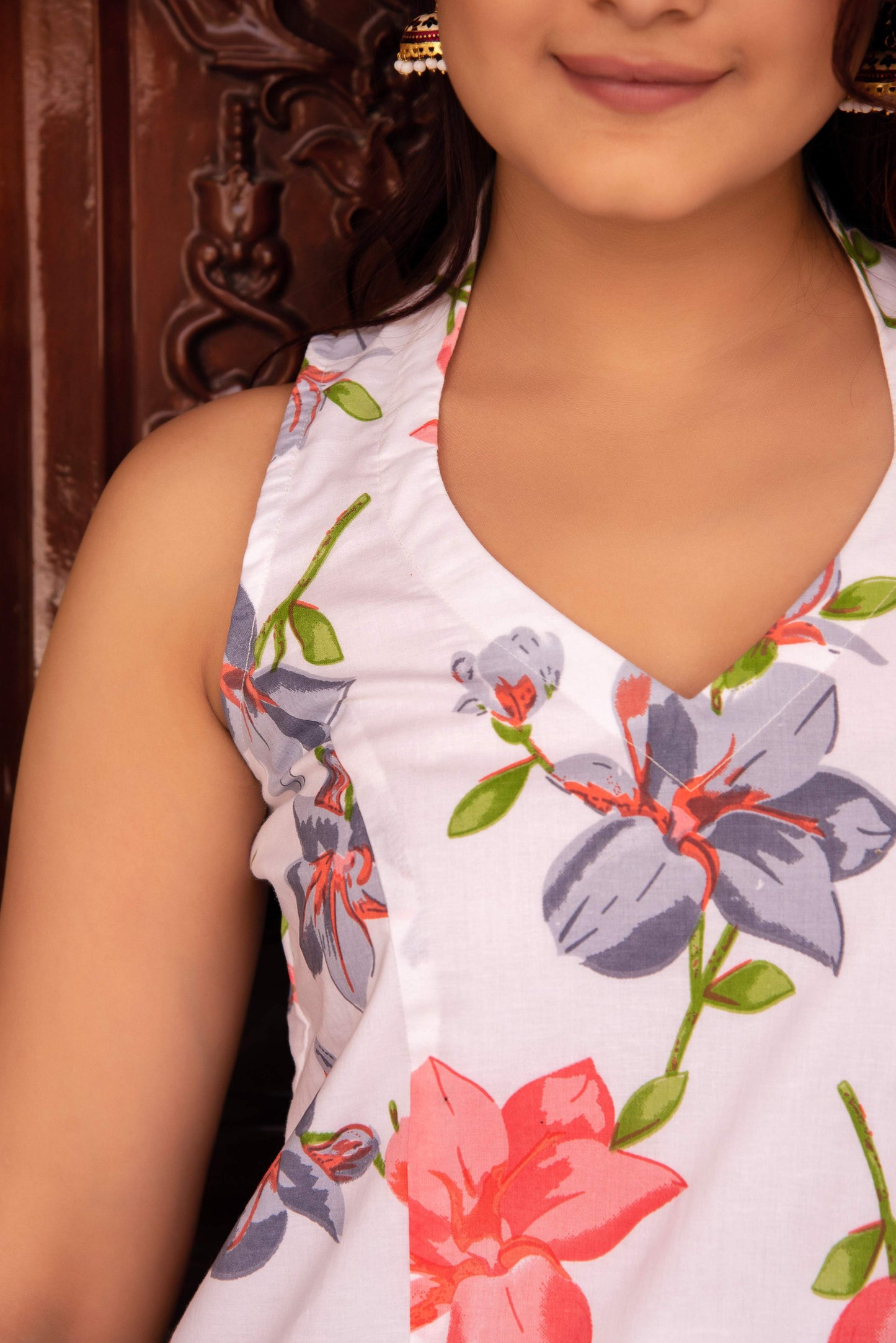 Pomcha Jaipur Shop Trendy Sleeveless Co-Ord Sets - Jadau Jaipur - Swadesiicart