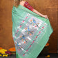 Very Much Indian EXCLUSIVE! Handloom Pure Cotton Paithani With Asawali Pallu - Sea Green | Swadesiicart