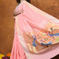 Very Much Indian EXCLUSIVE! Handloom Pure Cotton Paithani With Peacock Pallu - Fresh Peach | Swadesiicart