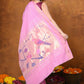 Very Much Indian EXCLUSIVE! Handloom Pure Cotton Paithani With Hand bandhani Work and Traditional Parrot Pallu | Swadesiicart