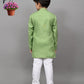 Bluesaanchi Light Green Embroidered Kurta Set – Fresh & Charming for Your Little One | Swadesiicart