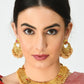Mominos Fashion Johar Kamal Gold-Polished Brass Finish Stone/Beads Choker For Women (Golden) | Swadesiicart