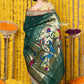 Very Much Indian Rajsi - Handloom Pure Cotton Paithani With Peacock Pallu - Dark Green | Swadesiicart