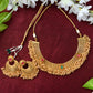 Mominos Fashion Johar Kamal Gold-Polished Brass Finish Stone/Beads Choker For Women (Golden) | Swadesiicart