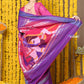 Very Much Indian Rajsi - Handloom Pure Cotton Paithani With Radha Krishna Pallu - Dual Tone Purple | Swadesiicart