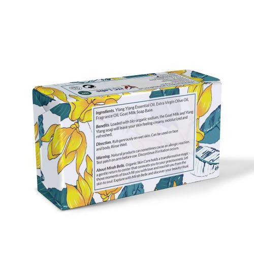 Mirah Belle Goat Milk Ylang Ylang Anti Acne Soap - Swadesiicart
