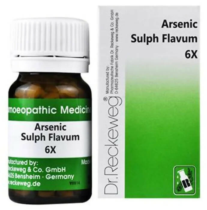 Dr. Reckeweg Arsenic Sulph Flavum Trituration Tablets - Swadesiicart