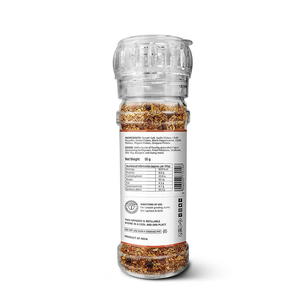 Lunn Cajun Seasoning with Grinder - Swadesiicart