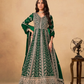 Anaita Green Faux Georgette Stitched Anarkali Suit with Heavy Embroidery Work