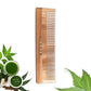 Buddha Natural Dual Tooth Kacchi Neem Wooden Comb - Buddha Naturals