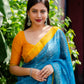 Rama Polycotton Ethnic Motifs Saree with Unstitched Blouse - Hiral Fashion | Swadesiicart