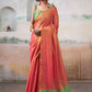 Shree Shyam Fashion Tissue Silk Peach Saree