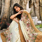 Joban Fashion Olive Green And Ivory Pure Crepe Pure Handloom Banarasi Silk Saree | Swadesiicart