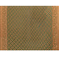 Joban Fashion Olive Green And Ivory Pure Crepe Pure Handloom Banarasi Silk Saree | Swadesiicart