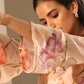 Pomcha Jaipur Peach Gul Ruhani Suit Set | Swadesiicart