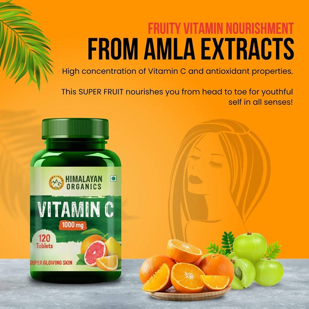 Himalayan Organics Vitamin C 1000 mg Tablets | Swadesiicart