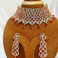 American Diamond Rose Plating Set By House of Ree - Swadesiicart