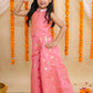 Lil Drama Mishti Peach Top and Pant Set For Girls | Swadesiicart