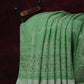 Leaf Green Coloured Block Print Semi Chanderi Saree By Gayathri Reddy Designer Studio | Swadesiicart